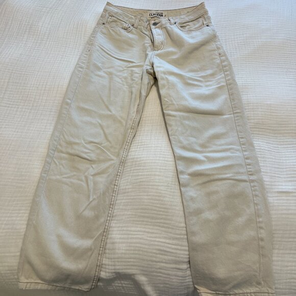 Dynamite Claudia Jeans Cream Size 27 - Picture 5 of 5